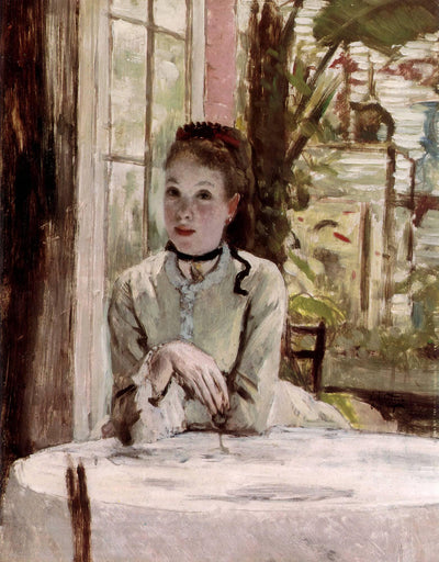 A Woman in an Elegant Interior in study
