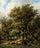 A wooded landscape with a herdsman and his cattle resting under an oak tree in study
