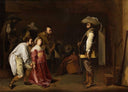 A Young Girl Offered as a War Booty by Willem Cornelisz Duyster — hand-painted portrait oil painting reproduction on canvas