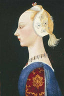 A Young Lady of Fashion by Paolo Uccello — hand-painted portrait oil painting reproduction on canvas