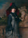 A Young Woman with a Parasol in study