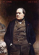 Portrait of Sculptor Barye by Leon Bonnat — hand-painted portrait oil painting reproduction on canvas