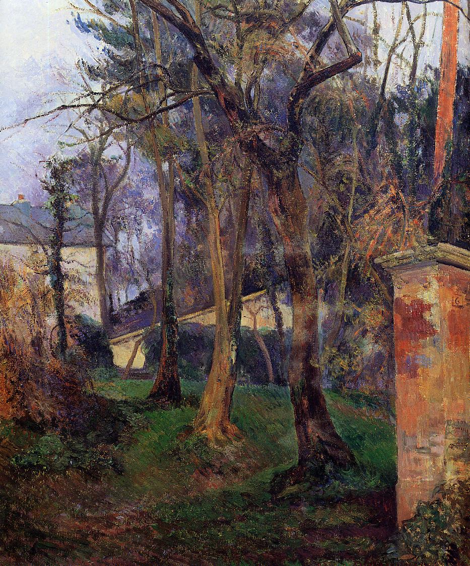 Abandoned garden in Rouen - Paul Gauguin