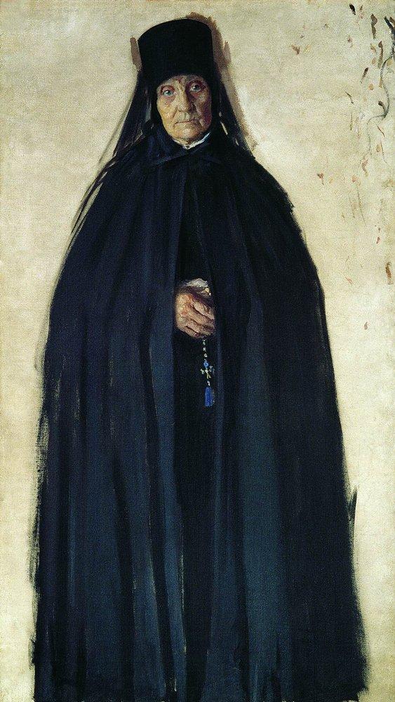 Abbess - Boris Kustodiev