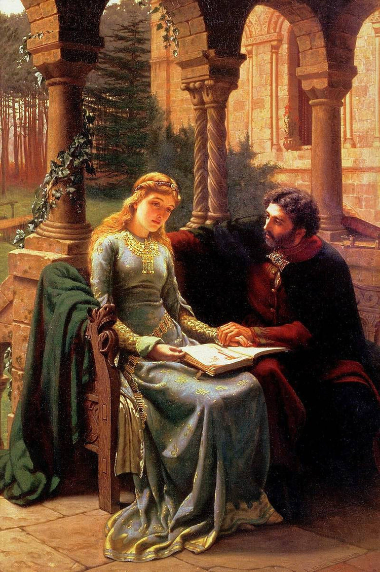 Abelard and His Pupil Heloise - Edmund Blair Leighton