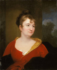 Abigail Inskeep Bradford by Rembrandt Peale — hand-painted portrait oil painting reproduction on canvas