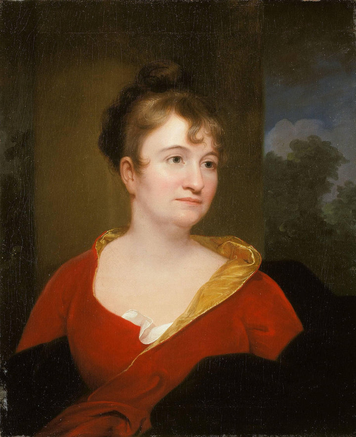 Abigail Inskeep Bradford by Rembrandt Peale — hand-painted portrait oil painting reproduction on canvas