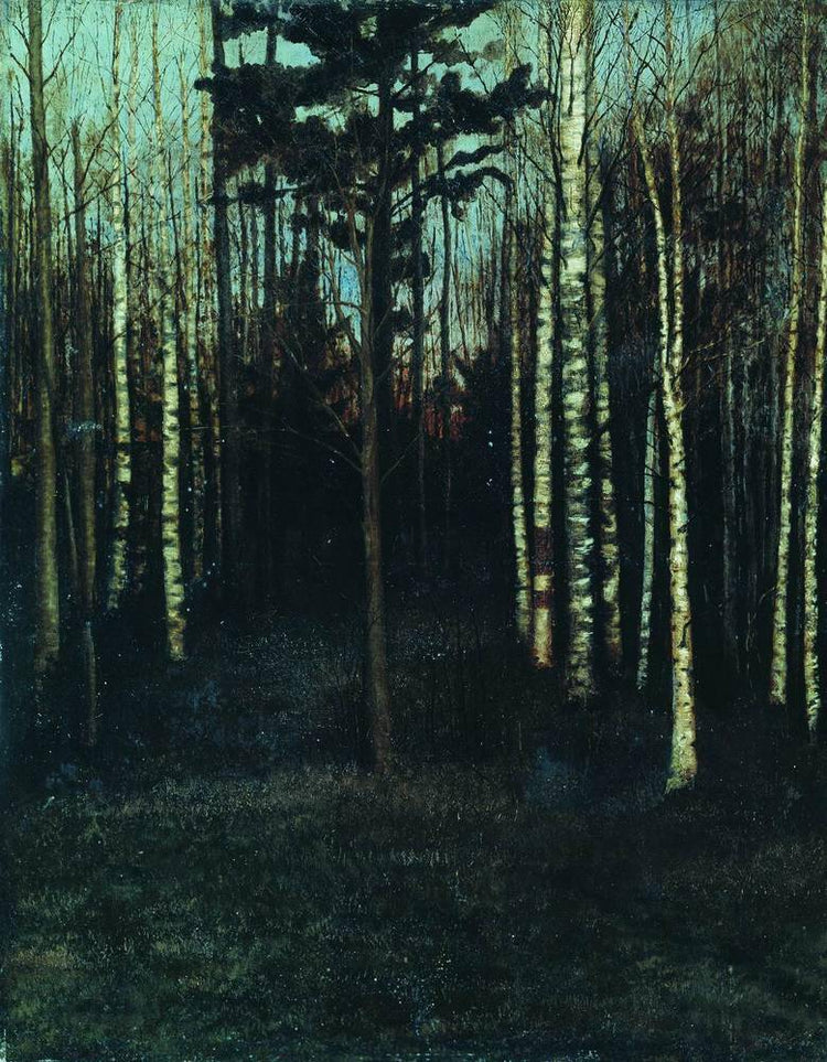 About nightfall. Grove. - Isaac Levitan