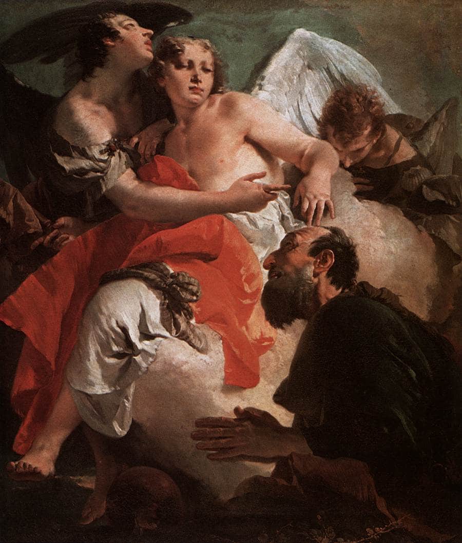 Abraham and the Three Angels - Giovanni Battista Tiepolo