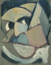 Abstract portrait by Theo van Doesburg — hand-painted abstract oil painting reproduction on canvas