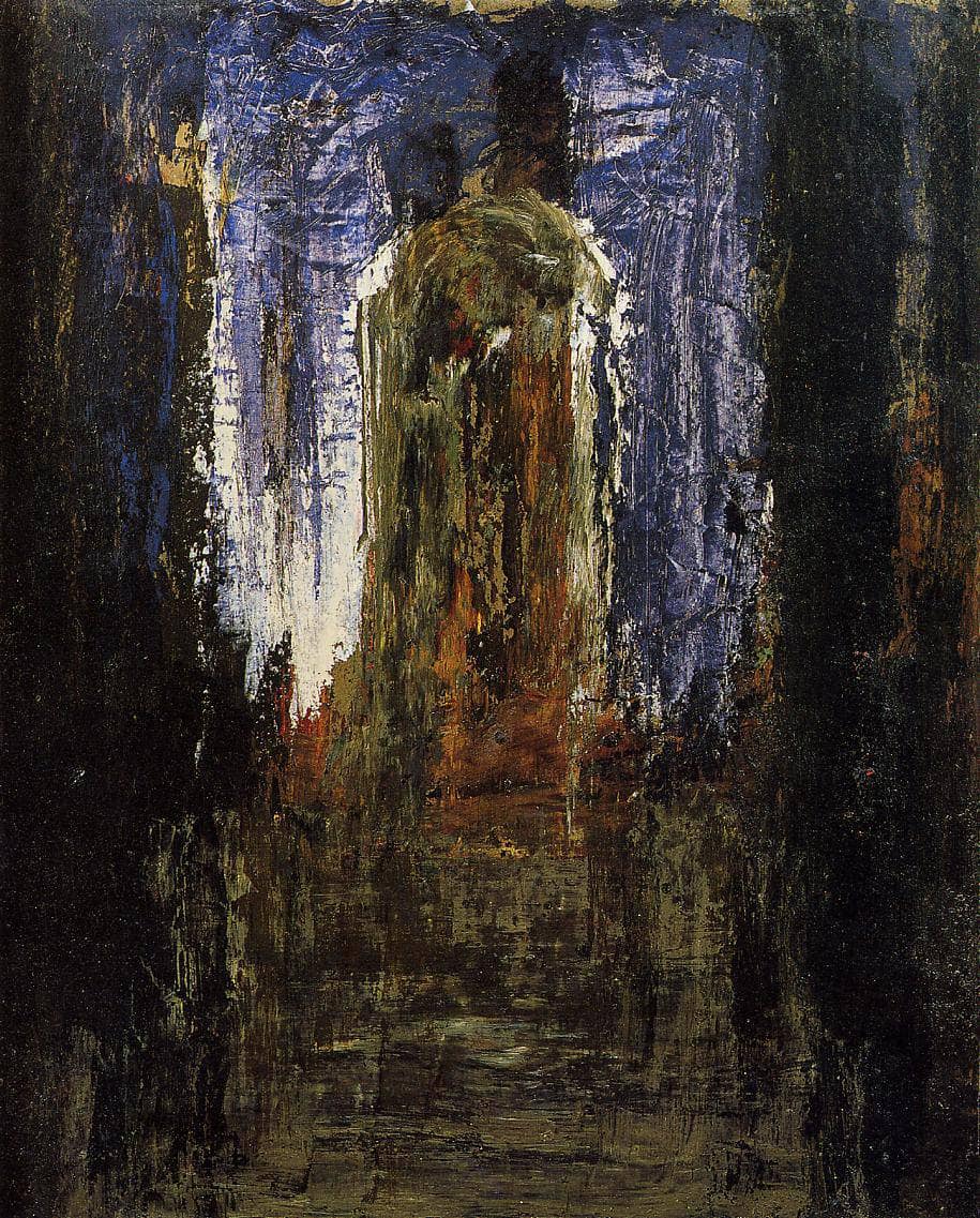 Abstract (study) by Gustave Moreau — hand-painted abstract oil painting reproduction on canvas