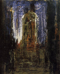 Abstract (study) by Gustave Moreau — hand-painted abstract oil painting reproduction on canvas