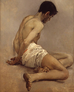 Academic study from life - Joaquín Sorolla