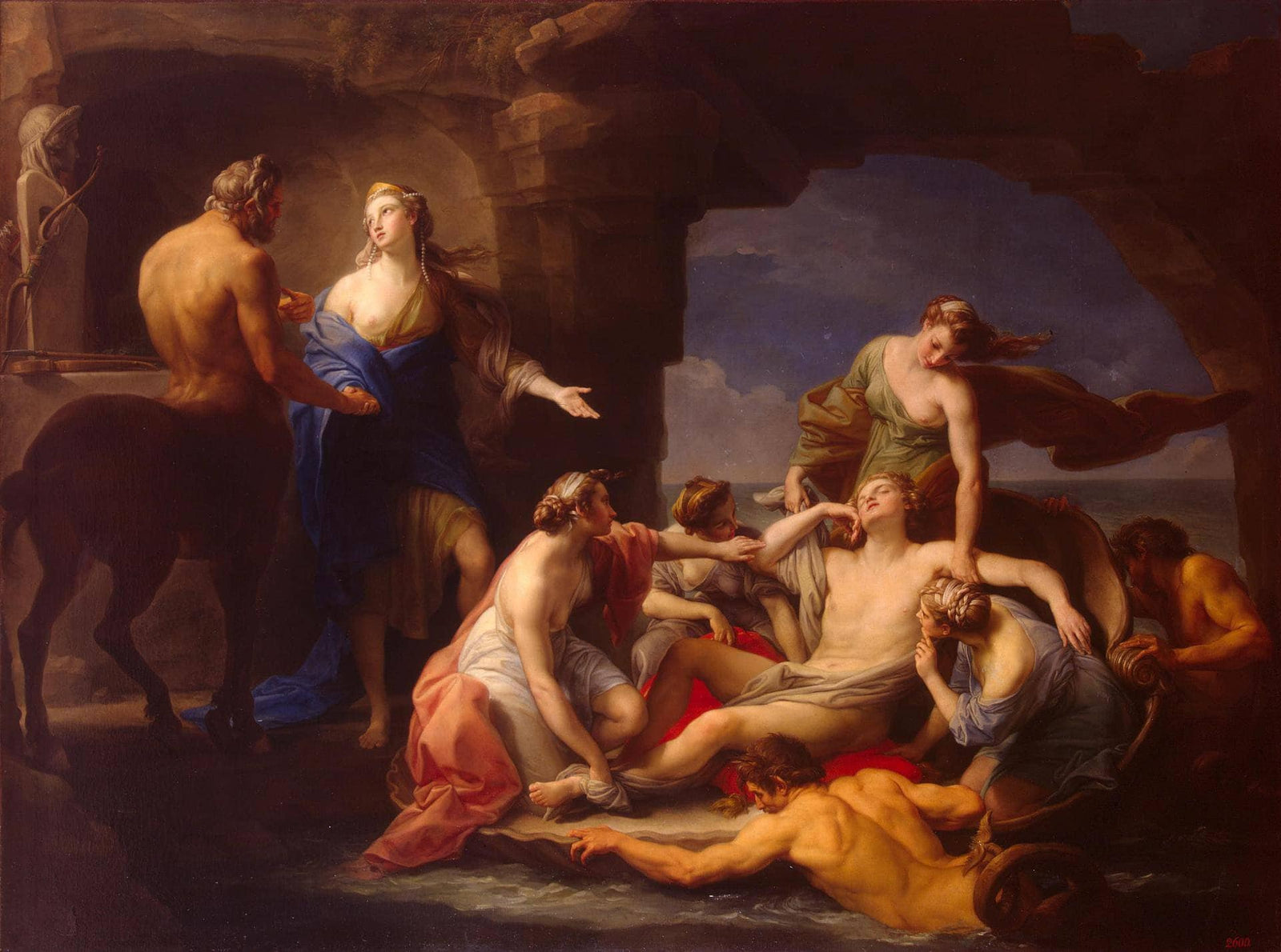 Achille Richiamato Da Teti E Da Chirone