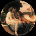 Acme and Septimius by Frederic Leighton — female oil painting wall art, Academicism