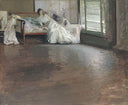 Across the Room by Edmund Charles Tarbell — male oil painting wall art, Impressionism