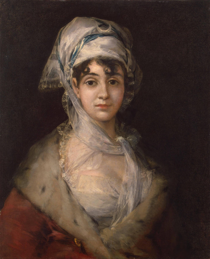 Actress Antonia Zarate by Francisco Goya — hand-painted portrait oil painting reproduction on canvas
