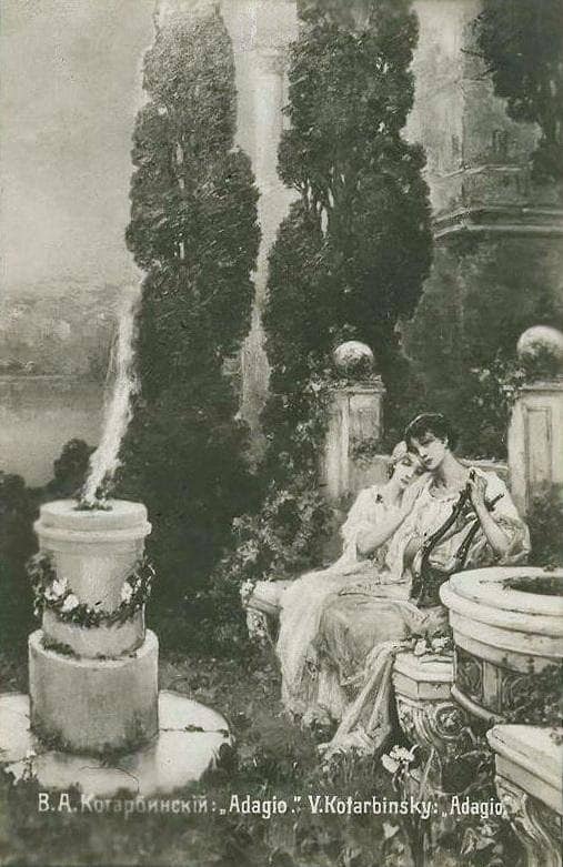 Adagio by Wilhelm Kotarbinski — hand-painted cultural oil painting reproduction on canvas