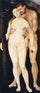 Adam and Eve in living room
