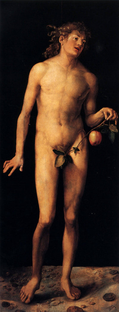 Adam (left panel) in living room