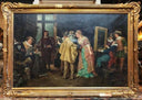 Admirers of Art by Mårten Eskil Winge — group oil painting wall art, Romanticism