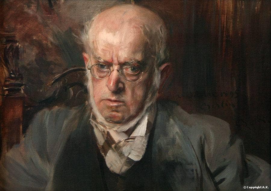Adolf Friedrich Erdmann von Menzel by Giovanni Boldini — hand-painted portrait oil painting reproduction on canvas