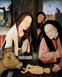 Adoration of the Child by Hieronymus Bosch — hand-painted cultural oil painting reproduction on canvas