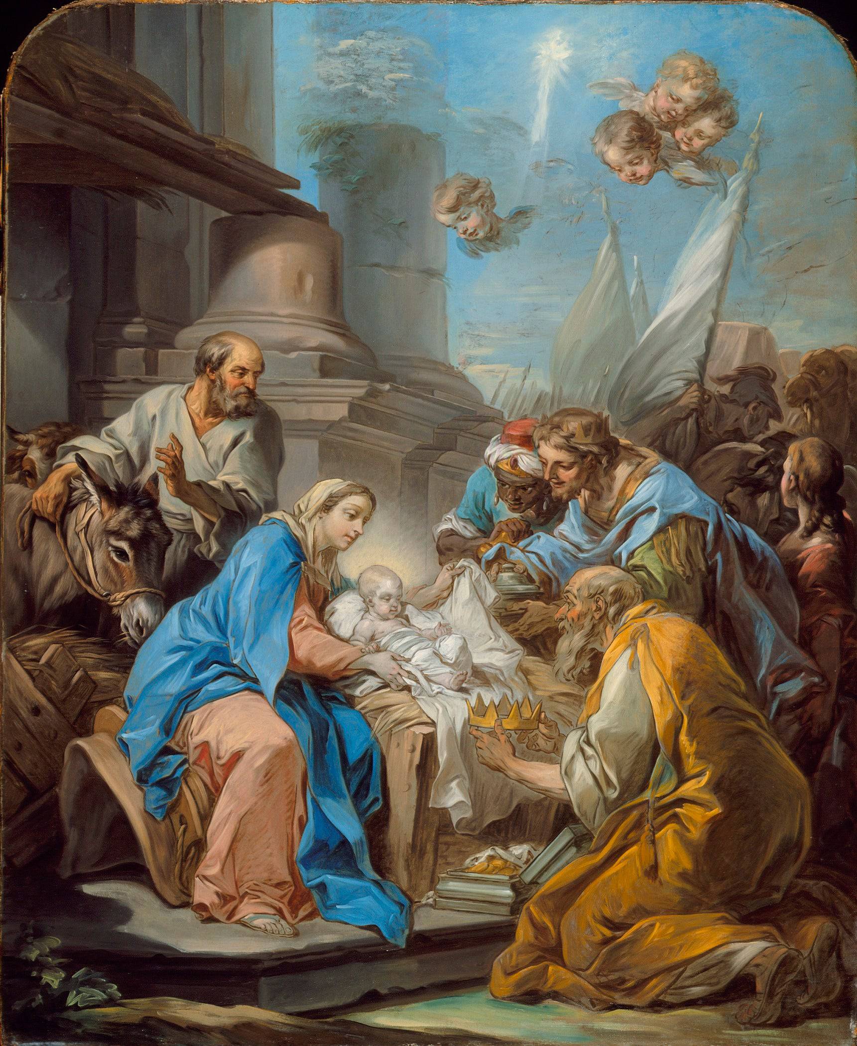 Adoration of the Magi - Charles-Andre van Loo (Carle van Loo)