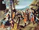 Adoration of the Magi by Correggio — hand-painted cultural oil painting reproduction on canvas