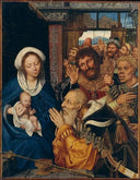 Adoration of the Magi by Quentin Matsys — hand-painted cultural oil painting reproduction on canvas