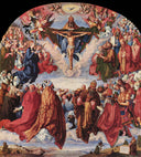 Adoration of the Trinity (Landauer Altarpiece) by Albrecht Durer — religion oil painting wall art, Northern Renaissance