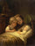 Adoring the baby in hallway