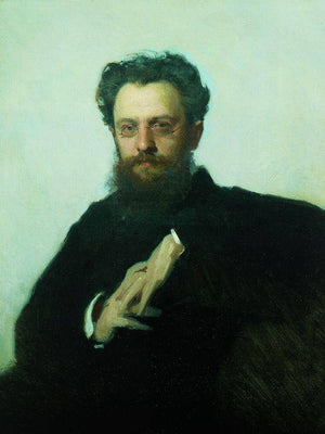 Adrian Viktorovich Prahova portrait, art historian and art critic - Ivan Kramskoy