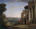 Aeneas and Dido in Carthage by Claude Lorrain — urban oil painting wall art