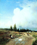 After a Thunderstorm by Fyodor Vasilyev — seascapes oil painting wall art, Realism