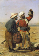 After good luck by Vasily Vereshchagin — male oil painting wall art, Realism