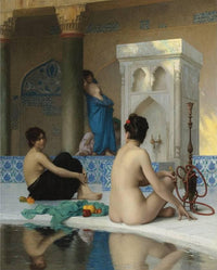 After the Bath by Jean-Leon Gerome — hand-painted portrait oil painting reproduction on canvas