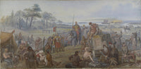 After the Battle of Fyrisvall. Proposed Decoration of the Walls in the Upper Hall of the Nationalmuseum