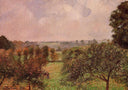 After the Rain, Autumn, Eragny by Camille Pissarro — rural oil painting wall art, Impressionism