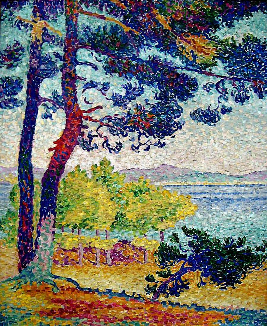 Afternoon at Pardigon, Var - Henri-Edmond Cross