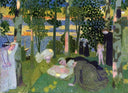 Afternoon in the Woods by Maurice Denis — hand-painted botanical oil painting reproduction on canvas