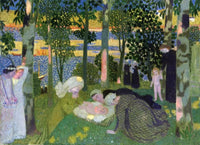 Afternoon in the Woods by Maurice Denis — hand-painted botanical oil painting reproduction on canvas