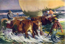 Afternoon sun by Joaquín Sorolla — ships oil painting wall art, Impressionism