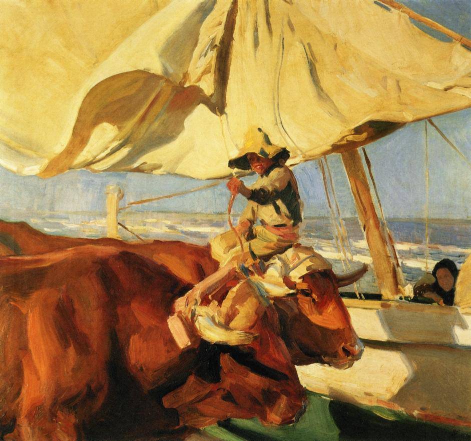 Afternoon Sun, Playa de Valencia - Joaquín Sorolla