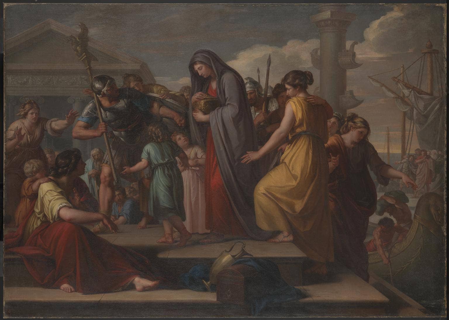 Agrippina Landing at Brindisium with the Ashes of Germanicus