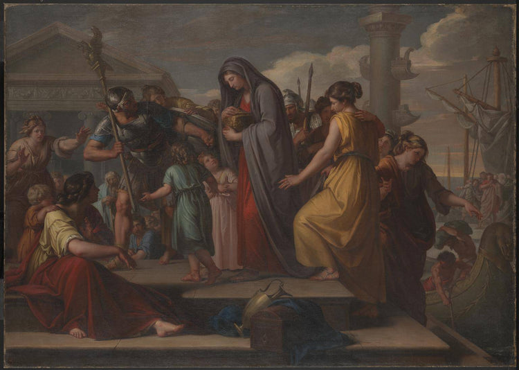 Agrippina Landing at Brindisium with the Ashes of Germanicus - Gavin Hamilton