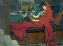 Agrippina with the Ashes of Germanicus by Sir Lawrence Alma-Tadema — female oil painting wall art, Romanticism