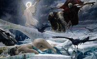 Ahasuerus at the End of the World by Adolf Hirémy-Hirschl — hand-painted cultural oil painting reproduction on canvas