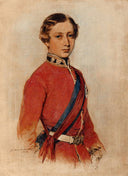 Albert Edward, Prince of Wales by Franz Xaver Winterhalter — male oil painting wall art, Romanticism