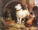 Alexander and Diogenes by Edwin Henry Landseer — dog oil painting wall art, Romanticism